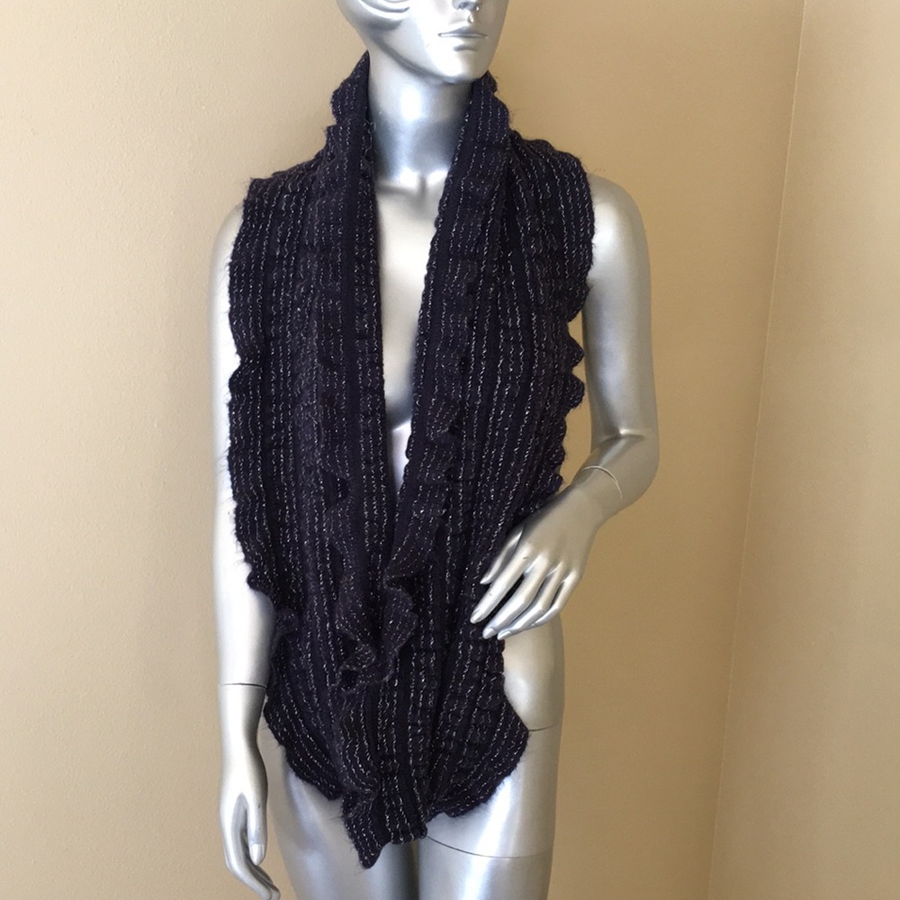 Nine West Ruffled Infinity Scarf - Picture 5 of 8
